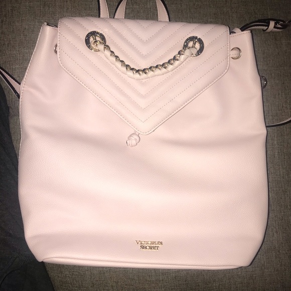 Pale pink Victoria’s Secret backpack - Picture 7 of 8